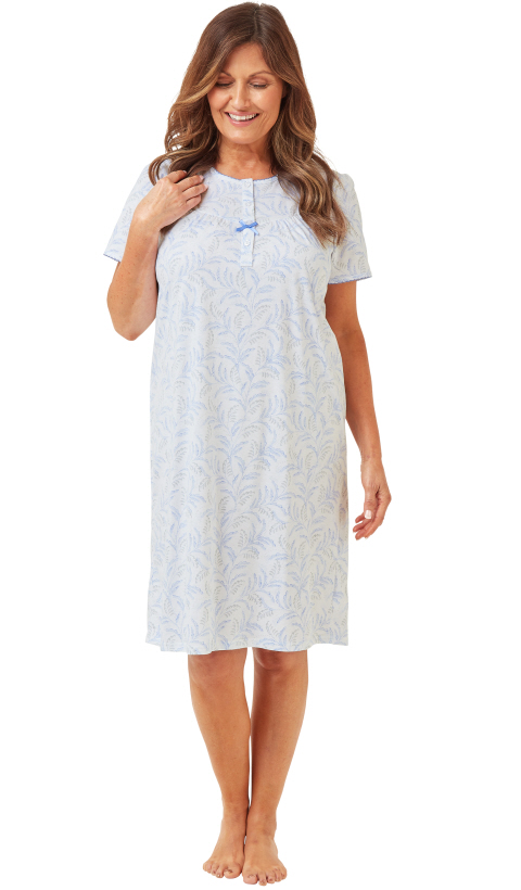 Marlon Floral Trail Short Sleeve Nightdress